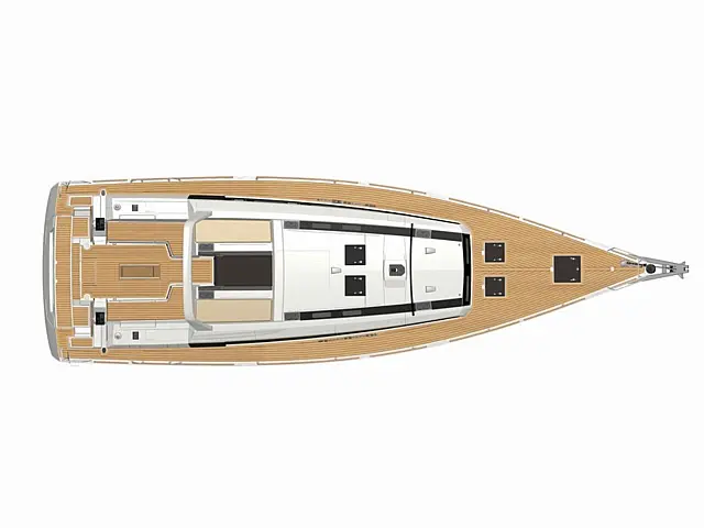 Oceanis 55.1 - Tlocrt