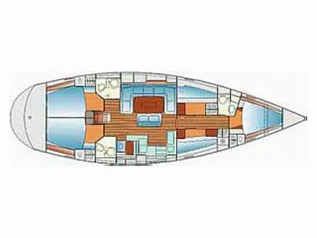 Bavaria 50 cruiser  - Layout