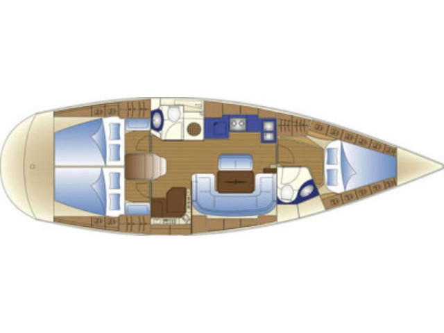 Bavaria 42 Cruiser - Layout